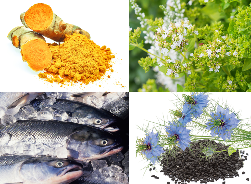 Ingredient collage
